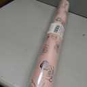 WRAPAHOLIC Jumbo Wrapping Paper Roll - 24 Inch X 100 Feet Jumbo Roll Rose with Silver Foil Design, Perfect for Wedding, Birthday, Holiday, Baby Shower and More Occasions