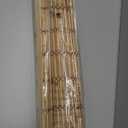 SEEYE Cordless Bamboo Blinds - Light Filtering Roller Shades, Natural Roman Blind, Easy to Install for Windows, Patio, Bedroom - 34" W x 64" H