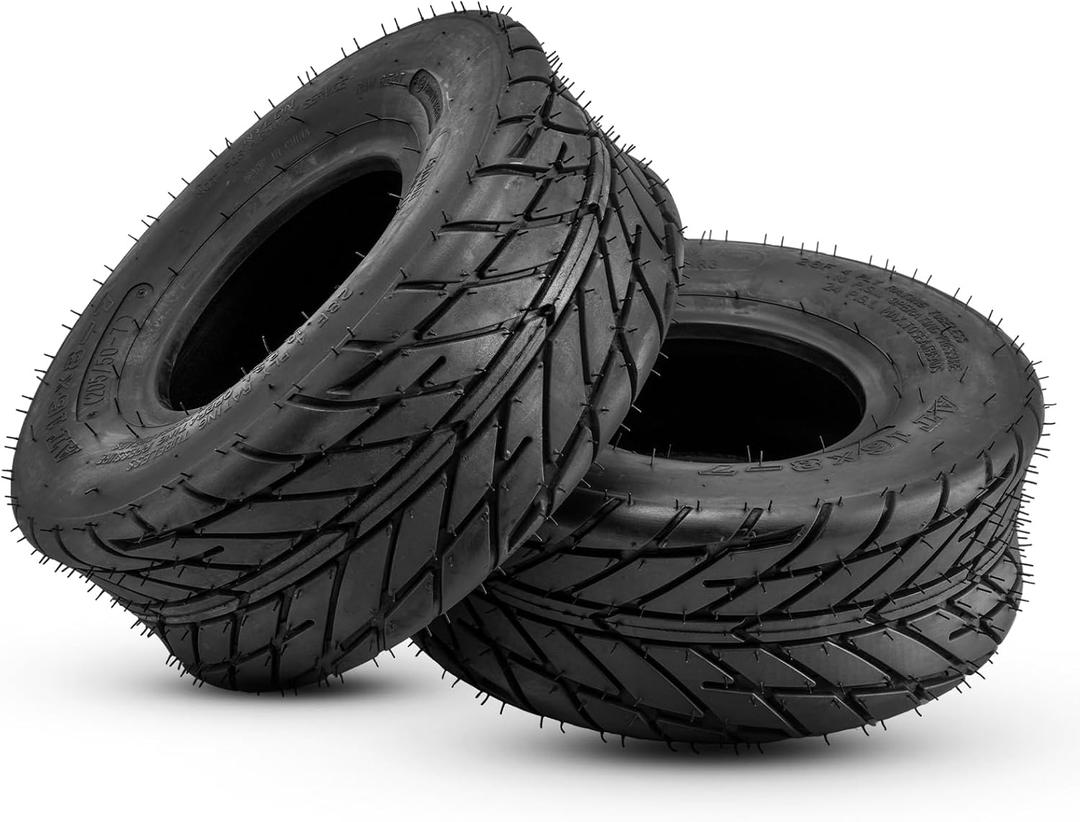 PHILTOP ATV/UTV TIRE, 16x8-7 Tire 4 Ply, 2x ATV Tire for Go Kart, Racing, Four Wheeler, Quad, Street Mud Sand Trail Off Road Tires (2 Pack Z-129)