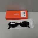 90s Sunglasses for Women Men Retro Small Oval Sunglasses