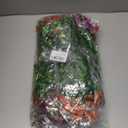 Artificial Flowers for Outdoors, 12 Bundles Multicolor Faux Silk Flower Spring Summer Decoration, Artificial Plants Fake Outdoor Flowers UV Resistant No Fade for Home Planter Porch Patio Yard Decor (Double Purple)