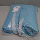 NICETOWN 100% Blackout Short Curtains with Black Liners, 2 Panels, 37" W by 63" L, Teal Blue, Solid Thermal Insulated Full Blackout 2-Layer Lined Drapes, Energy Efficiency Window Draperies for Bedroom