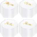 Chunful 120 Pcs Clear Acrylic Wedding Place Cards Acrylic Table Number Card Blank Name Plate Seating Chart Sign for Wedding DIY Table Setting Banquet Party(Hexagonal Style)