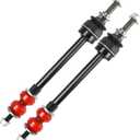 Front Sway Bar Extended End Link Kit 1-3" Lift for 1999-2018 Ram 1500, Silverado 1500/2500HD, Avalanche 1500 4WD, Heavy Duty Suspension Stabilizer Links (12" to 14.85")