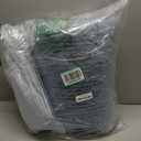 Bedsure Queen Comforter Set - 7 Pieces Grayish Blue Queen Bedding Set for All Seasons, Boho Contrasting Design Bed in a Bag with Comforter, Sheets, Pillowcases & Shams