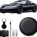 GPS Tracker Device for Vehicles,Non Detectable GPS Tracker for Android and iPhone with Real-Time Tracking,Hidden Car Tracker Device,No Monthly Fee,No SIM,for Cars, Kids, Pets(Matte Black)