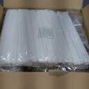 AOZITA 100 Pack - 24 oz Clear Plastic Cups with Lids and Straws, Food Safe Disposable Iced Coffee Cups for Cold Beverages, Smoothies, Iced Coffee, Leak-Proof, BPA-Free