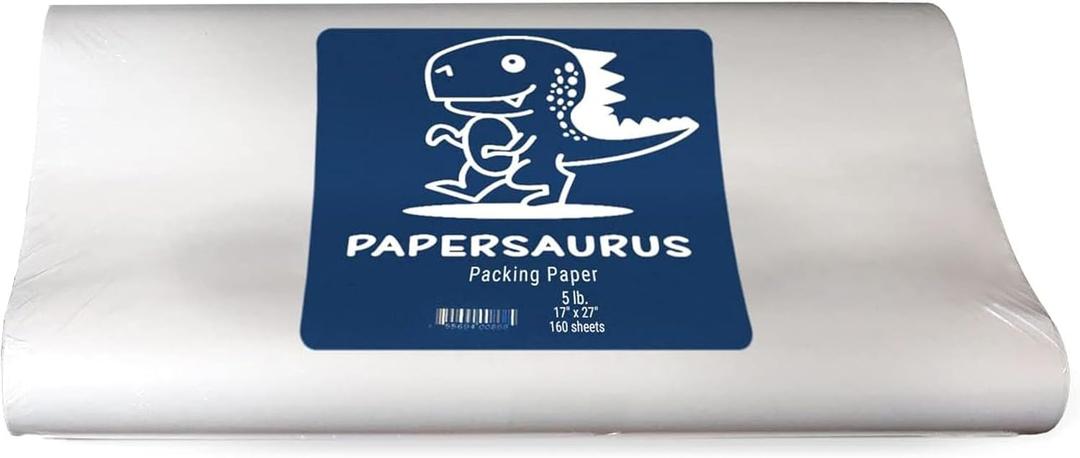 Newsprint Packing Paper - Packing Paper Sheets for Moving and Shipping - 160 Newsprint Paper Sheets - 5 lbs, 17 x 27