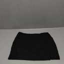 Womens Mini Skorts Casual Y2k Summer Mid-Waisted Front Split Pencil Bodycon Skirts with Shorts Underneath Size M