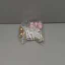 JeVenis Pink Bear Cake Decoration PInk Gold Balls Cake Topper Bears Cake Cake Decoration Baby Girl Shower Birthday Cake Decoration