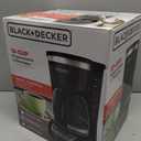BLACK+DECKER 12-Cup Digital Coffee Maker, Programmable, Washable Basket Filter, Sneak-A-Cup, Auto Brew, Water Window, Keep Hot Plate, Black