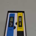 VIVOSUN Digital pH and TDS Meter Kits, 0.01pH High Accuracy Pen Type pH Meter  2% Readout Accuracy 3-in-1 TDS EC Temperature Meter for Hydroponics, Pool and Aquarium, Yellow Blue, UL Certified