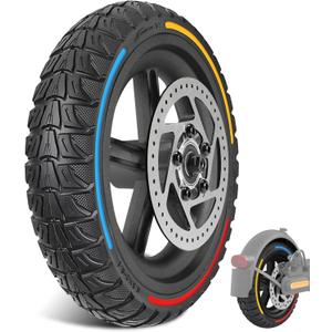 8.5x2.0 Inches Scooter Wheel Hub Tire with 110mm Disc BrakeFit for Xioami M365/1S, Fit for Gotrax GXL V2/ XR Elite/APEX MAX Electric Scooter, Off Road Solid Tire, Anti-explosion Tyre