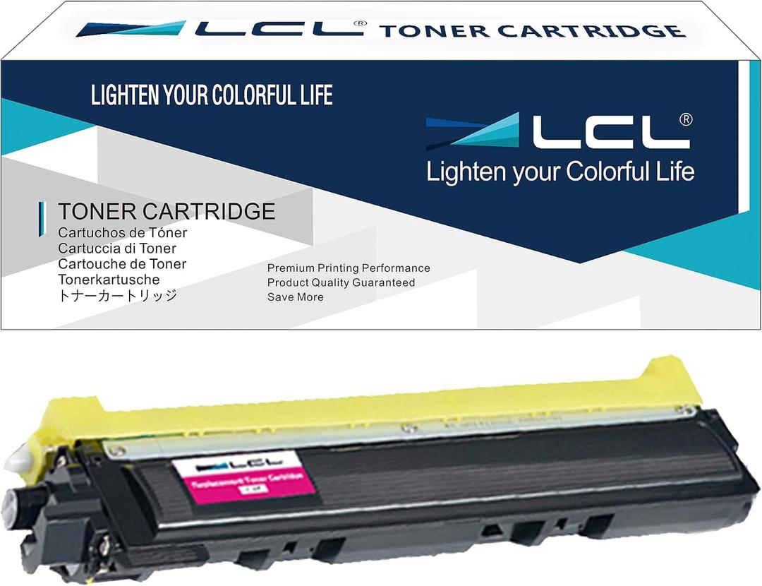 LCL Compatible Toner Cartridge Replacement for Brother TN-210 TN210 TN210M for HL-3045CN HL-3040CN HL-3070CW HL-3075CW MFC-9010CN MFC-9120CW HL-9128CN MFC-9320CW MFC-9325CW (Magenta 1-Pack)