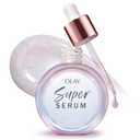 Olay Super Serum - Glow Serum for Face - Activated Niacinamide, Vitamin C & E, Collagen Peptide, AHA - 5-in-1 Benefits - Brightens, Hydrates, Smooths, Firms, Evens Tone, Proactive Anti-Aging, 1.0 Oz