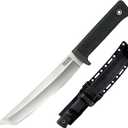 COLD STEEL Recon Tanto 7" VG-10 San Mai Razor-Sharp Blade 4.75" Kray-Ex Handle Military Tactical Fixed Blade Knife w/Secure-Ex Sheath