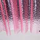 Ga-Geetopia EVA 3D Pink/Magenta Water Cube Plastic Shower Curtain Liner - Premium Light Weight 72" x 72" Bathroom Shower Showroom Curtain Liner with Rustproof Metal Gromments and Weighted Magnet