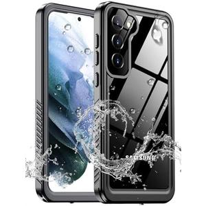 xiwxi for Samsung Galaxy S21 Plus Case Waterproof,[IPX8 Underwater Case][Full Body Shockproof & Military Dropproof] Clear Sound Quality Built-in Screen Protector for Samsung S21 Plus 6.7 inch-Black
