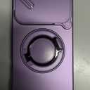 Doulings Magnetic Series Designed for iPhone 17 Pro Max Case,Rugged 360 Rotatable Ring with Invisible Holder Stand,Compatible with magsafe,Slide Camera Cover&Military Grade Protection,Purple