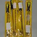 4 pack Metal File6" 4mm Width Titanium -Plated Circular Diamond File for Metal Edge Trimming, Woodworking, Tire Filing and Other DIY Sharpening Work