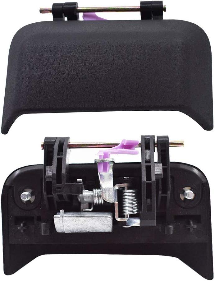 labwork Exterior Door Handle Replacement for 2007-2016 Compass Rear Driver Side Black Plastic 5115826AF CH1520134