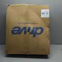 Drive Medical 11148-1 Folding Steel Bedside Commode Chair, Portable Toilet, Supports Individuals Weighing Up To 350 Lbs, with 7.5 Qt. Bucket and 13.5 Inch Seat, Grey