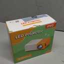 PVO Mini Projector Portable For Cartoon, Outdoor Video Projectors, LED Pico Movie-Projector for Home Theater, Kids Gift, Video Can Be Easily Mirrored Directly to The Projector Via Data Cable