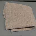 Hargiis Non Slip Bathtub Mat, Foot Scrubber Anti Slip Fast Drying Shower Mat for Tub, Floor,Bathroom, Home, Kitchen, Hotel, Beige, 24x16 Inches