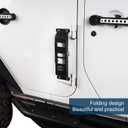 JK Wrangler Door Hinge Steps Foot Peg for Jeep Wrangler 2007-2018 JK & JKU- 1PC