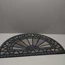 CHICHIC Welcome Door Mat 18 x 30 Inch Front Doormat Outdoors for Home Entrance Outdoors Mat for Outside Entry Way Doormat Entry Rugs, Heavy Duty Non Slip Rubber Back Low Profile, Blue Green