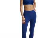 Champion Women's Sports Bra, High-Impact, Maximum Support, Breathable, Moisture-Wicking Fabric (Blue, L)