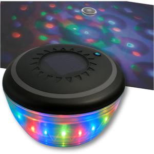 GAME Underwater Show Pool Battery Color LED 7 Light Modes, Solar Powered, Lasts Up to 6 Hours, Auto On/Off, 1.2 Pounds, Grey