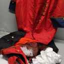 Spooktacular Creations Mens Pirate Captain Costume Set, Red Deluxe Captain Outfit for Adult Halloween Dress Up Party Cosplay (XL)