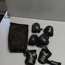 BOSONER Kids/Youth Knee Pad Elbow Pads Guards Protective Gear Set for Roller Skates Cycling BMX Bike Skateboard Inline Skatings Scooter Riding Sports (Small (3-8 years), Black)