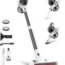 Maircle Cordless Stick Vacuum Cleaner for Home, Lightweight Rechargeable Vacuum with 55min Runtime, Powerful Suction, Green LED Headlight, 9-in-1 Pet Hair Carpet & Hardwood Floor Cleaner