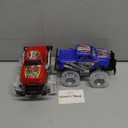 Light-Up Monster Truck Toys (2-Pack)  Push-&-Go Cars with Glowing Wheels  Birthday Gift for Toddlers, Boys & Girls Ages 3+  Durable Friction-Powered Trucks  Batteries Included