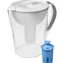 Brita Large 10 Cup Pacifica White Water Filter Pitcher withFilter (36515)
