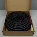 Garage Door Seals Bottom Rubber, High-Density EPDM Weatherproof Stripping Kit with 16.5Ft 5/16" T-Ends, U+O Ring Door Threshold Universal Seal - Easy Installation, Pest & Dust Protection (Black)