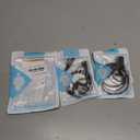 CLS1410 CLS1110 Earpiece Compatible with Motorola Radio CP200 GP300 GP2000 Walkie Talkie with PTT Mic 2 Pin Headset Single-Wire Surveillance Kit (D-Shaped, 2 PCS)