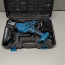 FULLYEA Cordless Reciprocating Saw, 3500 RPM Electric Saws with 4 Blades & 2 Batteries, Tool‑Free Blade Change, Handheld Saw Lightweight, Battery Reciprocating Saws for Cutting Wood PVC Pipe (Blue)