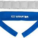 Ice Wraptor Bandana + Insert: Just Add Water. Keep Neck, Head, and Joints Cool. Portable Ice Therapy for Pain Relief.Adjustable Fit, Lightweight Comfortable- with 1 2.5"x15" Reusable Cryosheet Insert