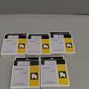 18444 Vinyl Label Tape 1/2" Replacement for DYMO Rhino 18444 Industrial Permanent Vinyl Tapes Black on White 1/2 inch x 18 feet Compatible with DYMO Rhino 4200 5000 5200 6000 Label Maker, 5pack