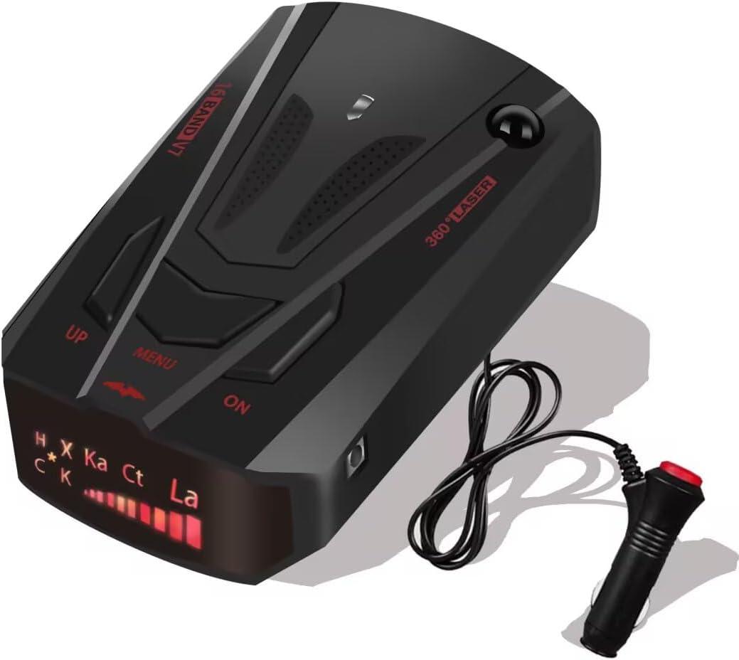 2026 Newly Radar Detector with Mute Memory, City/Highway Mode, Long Range Tracking, LED Display, Ideal Gift for Cars1105-2