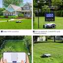 ANTHBOT Genie3000 Robot Lawn Mower - NO Wire, Full Band RTK+4-Eye Vision Robotic Lawnmower for 3/4 Acre, Auto Mapping, Multi-Zone Management, Accurate Obstacle Avoidance, Intelligent Path Planning