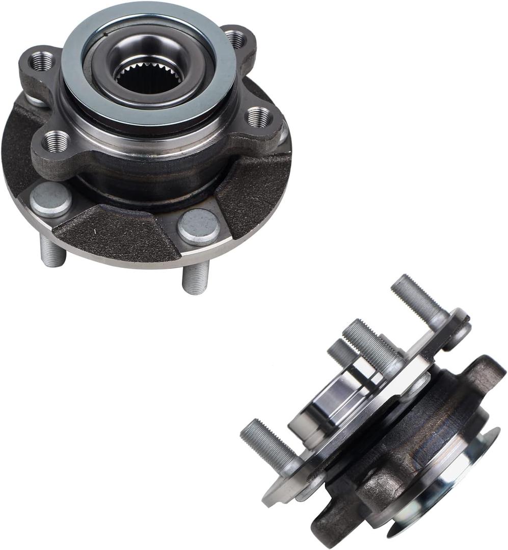 KUSATEC 2pcs 513298 Front Wheel Bearing Hub Assembly for 2008-2013 Nissan Rogue 2014-2015 Nissan Rogue Select 2007-2012 Nissan Sentra, 5 Lug Bolts/Encoder ABS