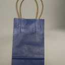 BagDream 100Pack 3.5x2.4x6.7 Inches Small-Kraft-Paper-Gift-Bags with Handles Bulk-Mini-Party-Favor-Gift-Bags Recyclable Tiny Navy Blue Paper Sacks for Samples, Candy