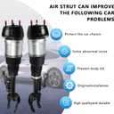 Front Left & Right Air Suspension Strut w ADS Compatible with Mercedes-Benz W166 ML350 ML400 ML550 ML63 AMG 2012-2015, X166 GL450 GL550 2013-2019 – Replace OE# 1663201313, 1663201413