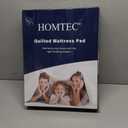 Queen Size Mattress Protector Waterproof Quilted Mattress Cover Cotton Mattress Pad Cover Extra Deep Pocket 18-22" Thin Version Hypoallergenic & Soft (White)