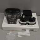 Dual-Head Electric Citrus Juicer, Lemon Squeezer with Power Cord and Cleaning Brush, 1-Button Automatic Juicer Machine for Orange, Lemon, Lime, Easy to Clean & Use, Built-in Cutter(Black)