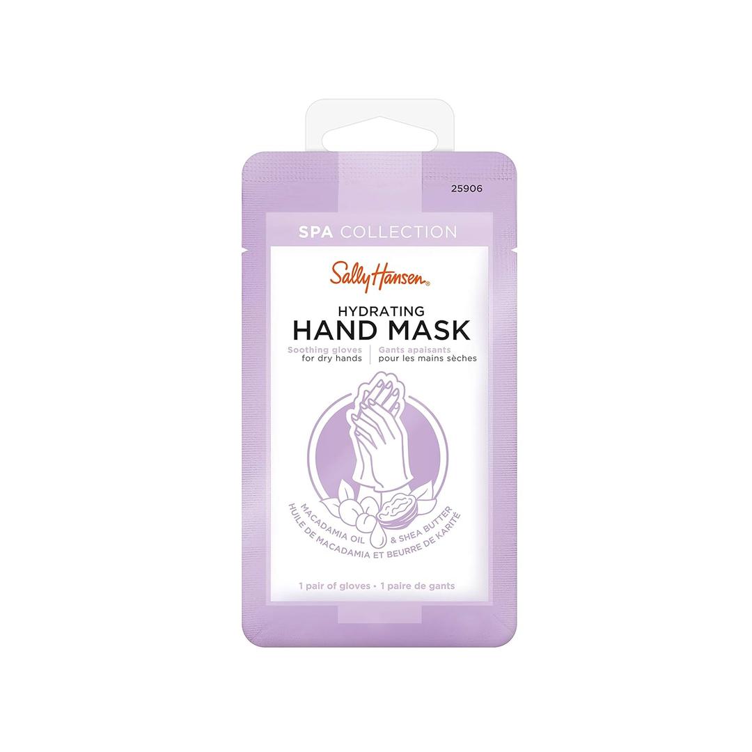 Sally Hansen Nail Treatment Spa Collection Hydrating Hand Mask | Soothing Gloves for Dry, Rough Hands | Infused with Vitamin E, Macadamia & Shea Butter (1 Count (Pack of 2))